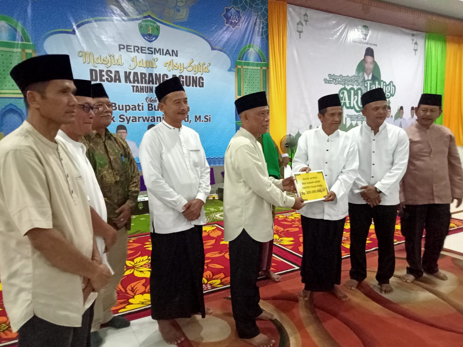 Bantuan hibah bentuk nyata kepedulian Pemkab Bulungan untuk mendorong berbagai kegiatan yang bersifat nirlaba, sukarela, dan sosial kemasyarakatan